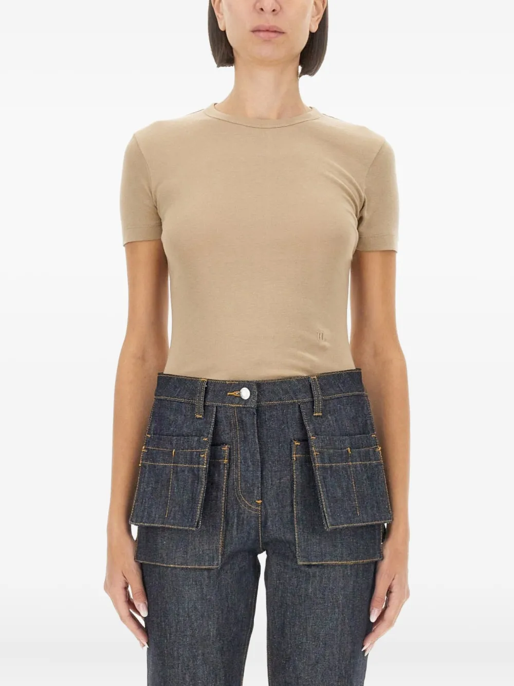 Helmut Lang 短袖T恤 | 中性色 | Image 1