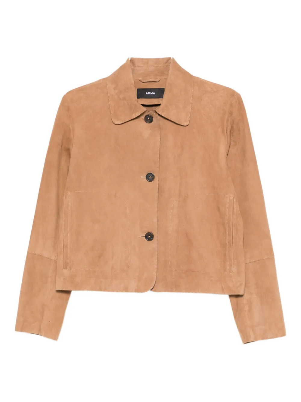Arma Giacca EMY in pelle scamosciata - Toni neutri