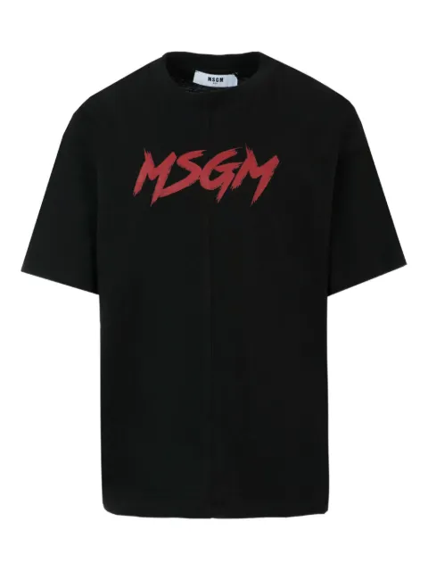 MSGM Kids playera manga corta con logo estampado