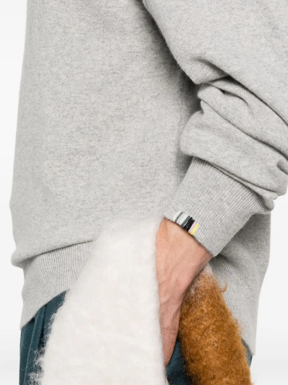 extreme cashmere crew-neck sweater Grijs