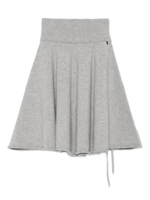 extreme cashmere minijupe à détail de logo