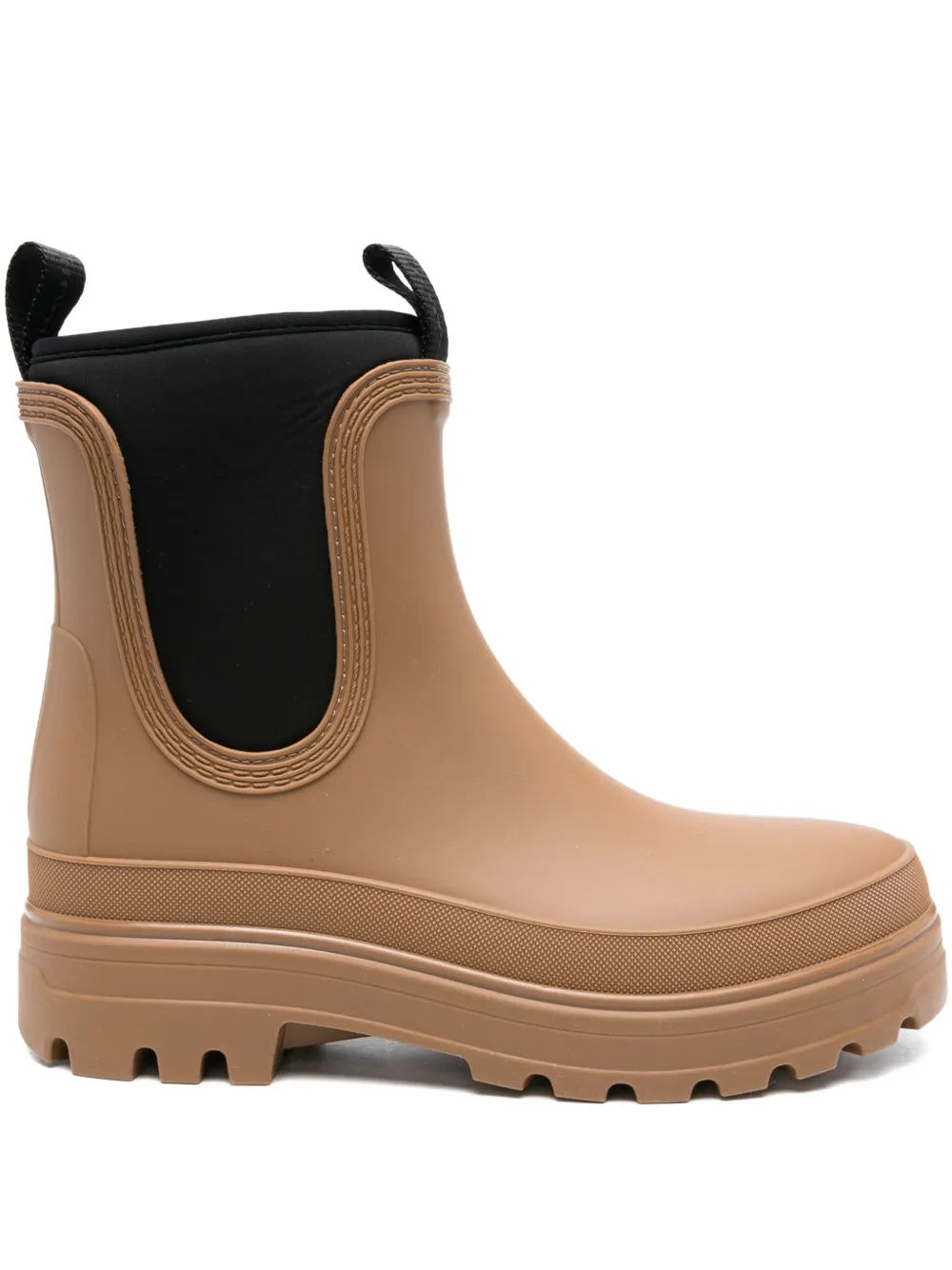 elastic-panel pull-on boots