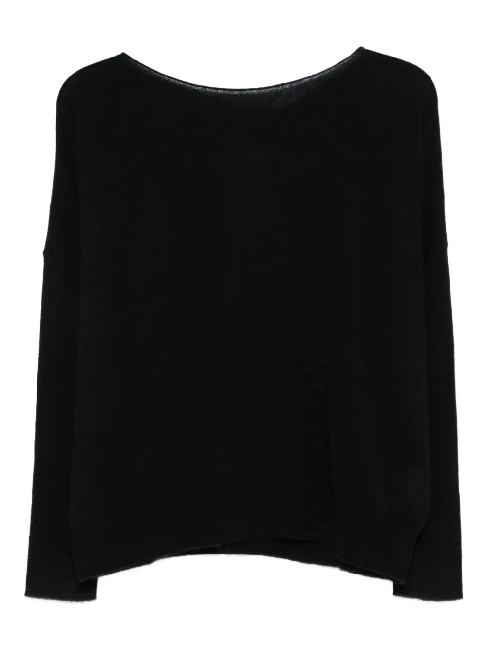 boat-neck cashmere sweater
