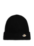 Fiorucci ribbed angel-embellished beanie hat - Black