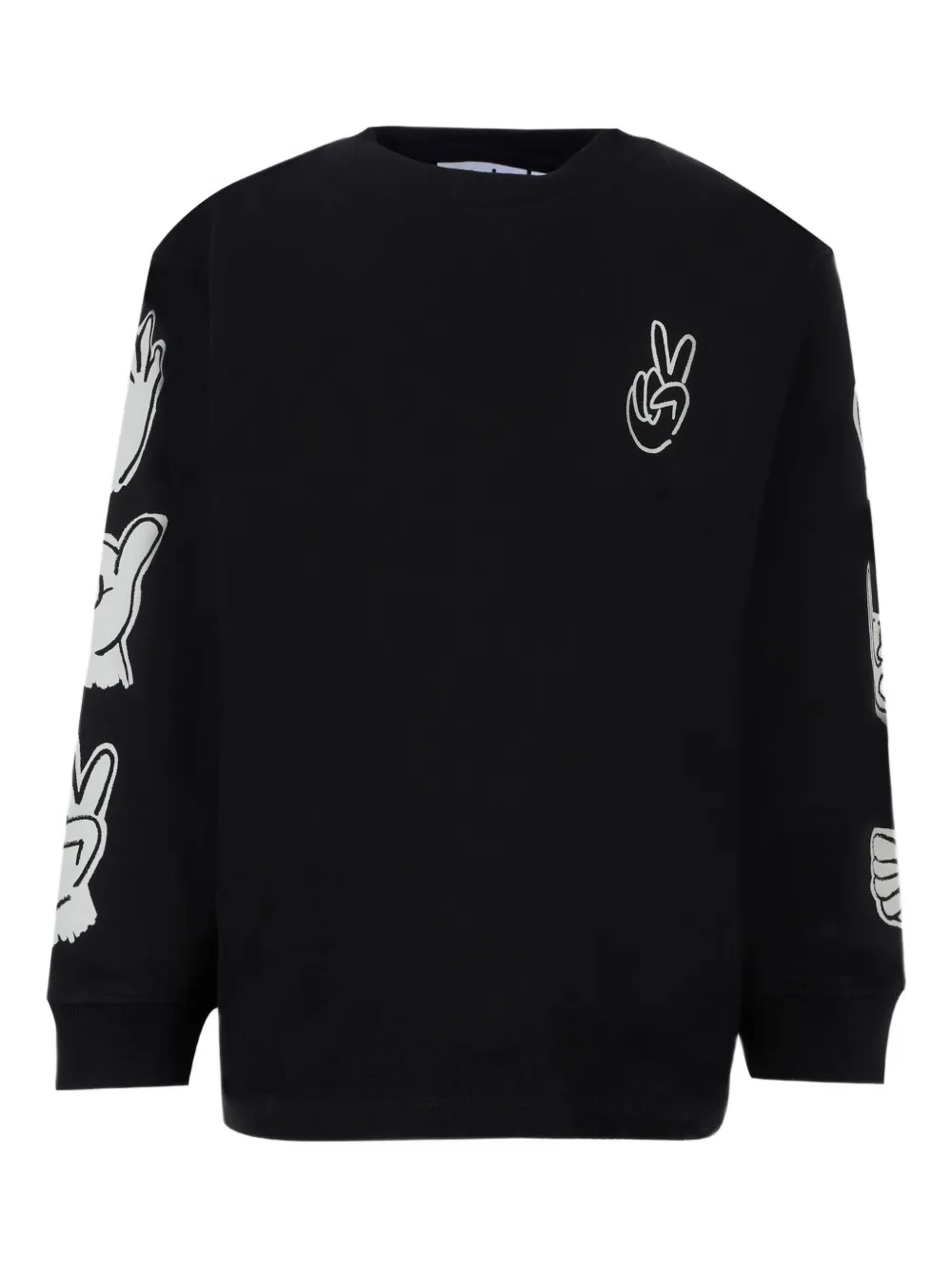 Molo hand-graphic sweatshirt Zwart