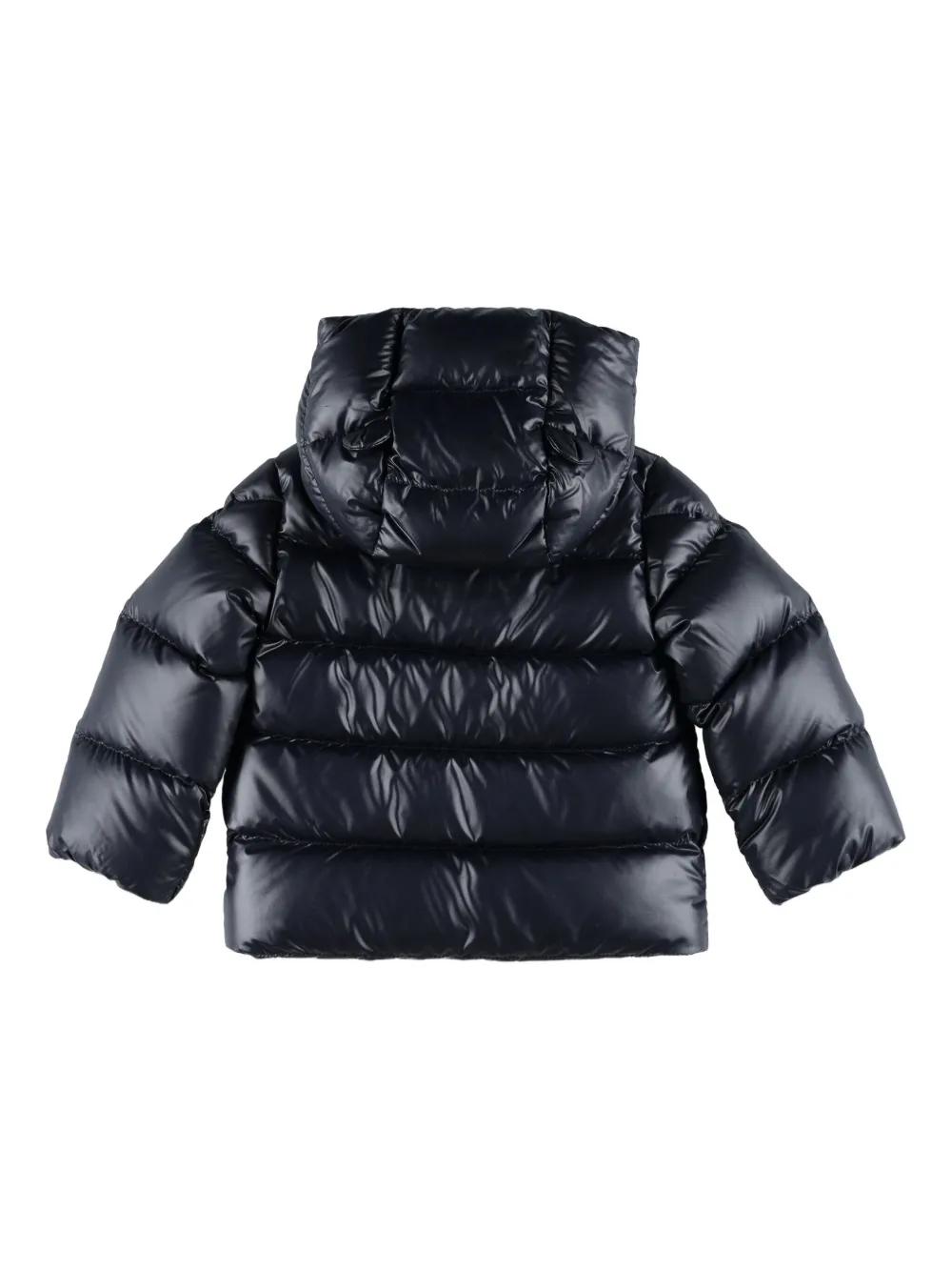 Moncler Enfant Donsjack met capuchon Zwart