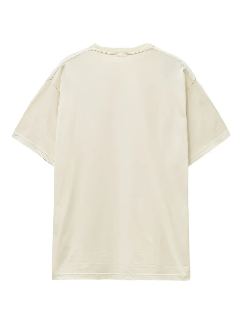 dime T-shirt met logo Beige