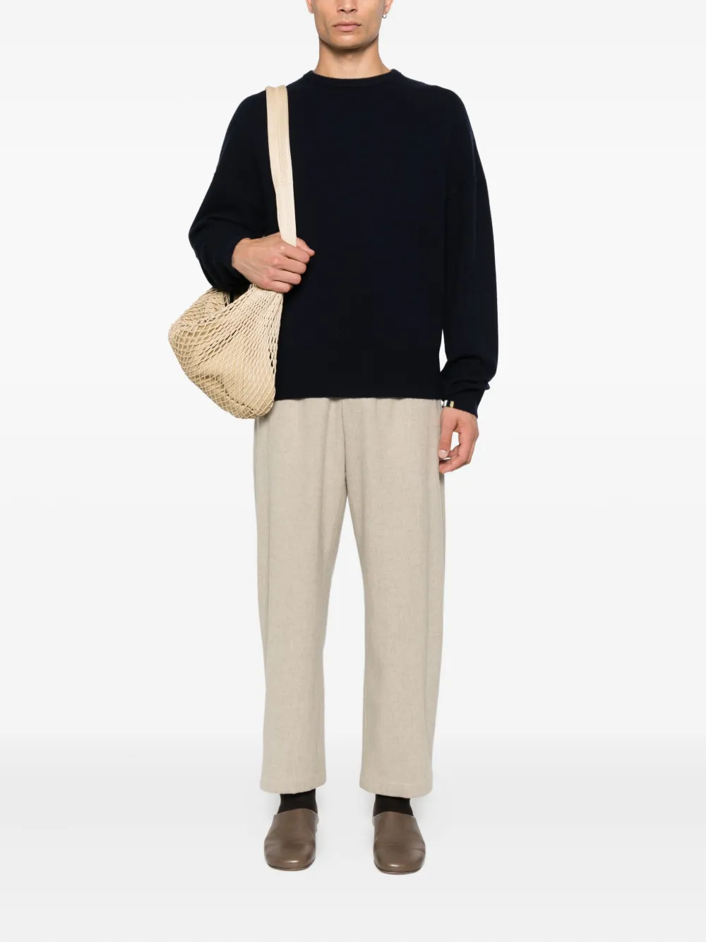 extreme cashmere round-neck sweater | Knitted Sweaters | Image 2