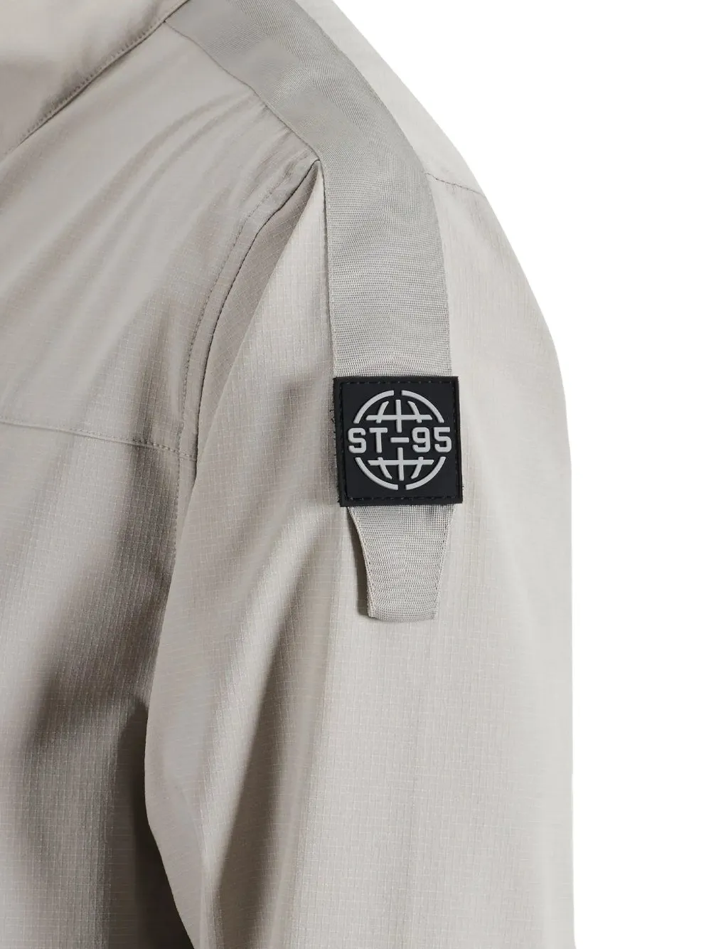 St95 Zip Detail Jacket In Neutral