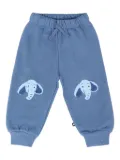 Molo elephant-embellished joggers - Blue