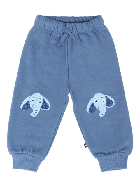 Molo elephant-embellished joggers