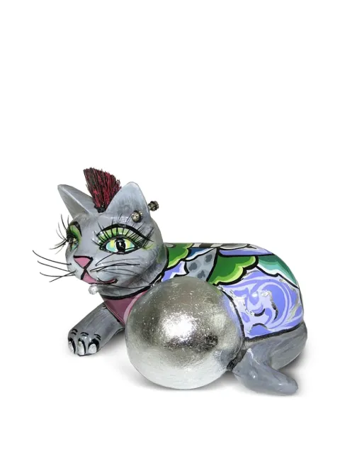 Toms Drag skulptur med katt 31 cm x 17 cm