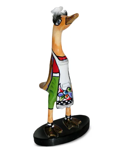 Toms Drag chef-duck sculpture (21cm x 11cm)