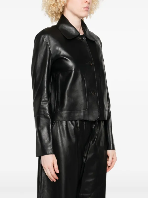 Arma EMY Leather Jacket | Black | FARFETCH