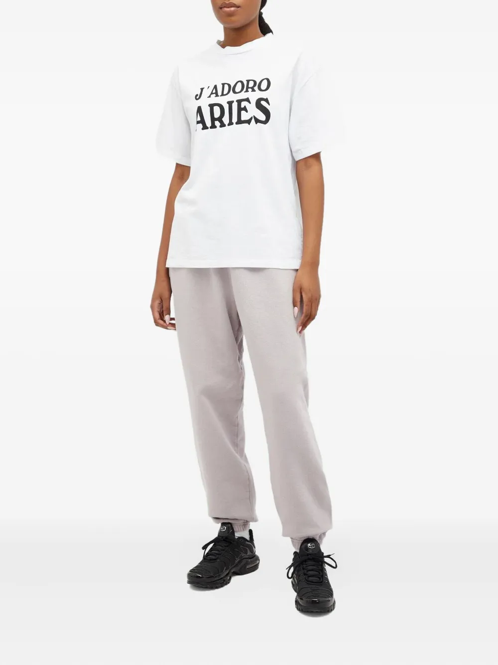 Aries Joggingbroek met logoprint - Beige