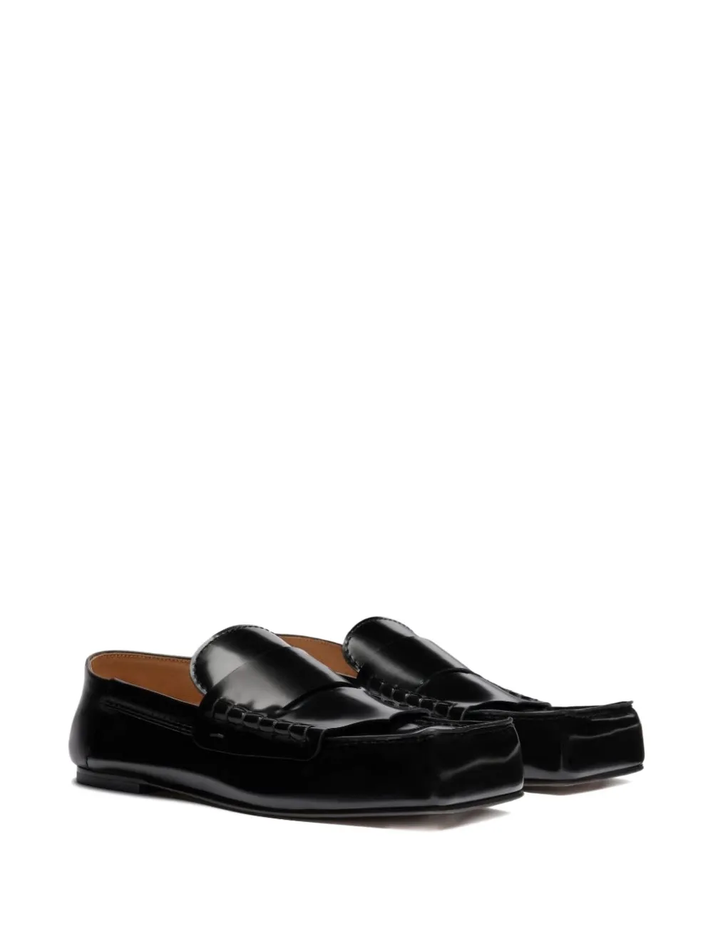 Jacquemus The Carré Loafers In Black