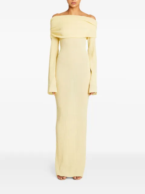 SER.O.YA Galleria off-shoulder maxi dress
