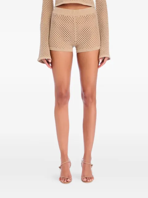 SEROYA Nerina crochet knit shorts