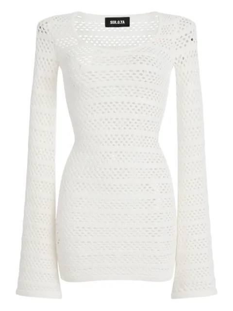 SEROYA  Sophie crochet mini dress