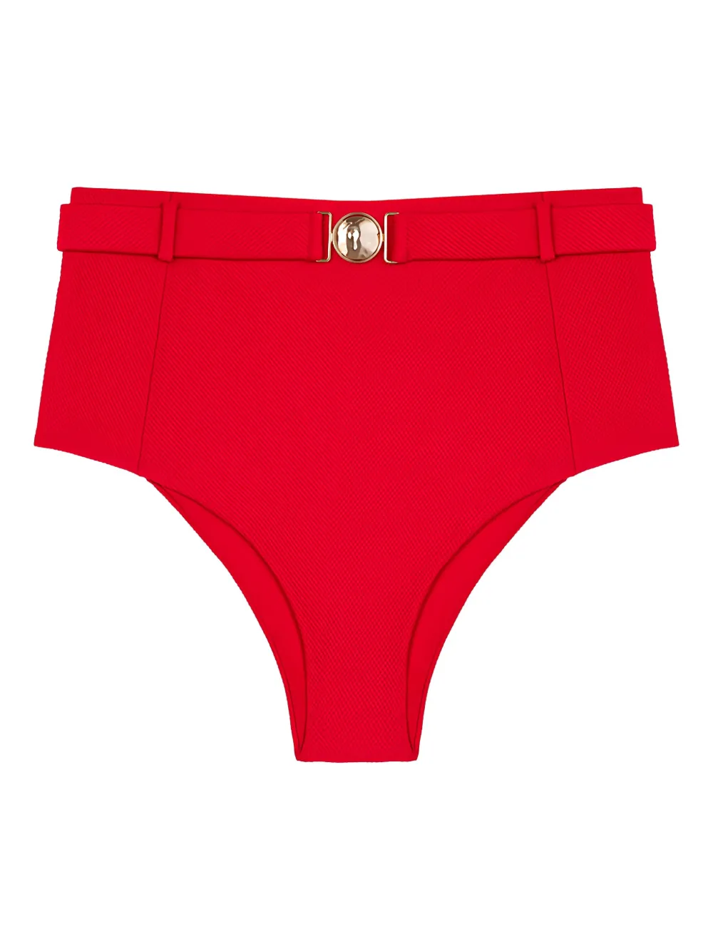 Lenny Niemeyer Slip bikini a vita alta - Rosso