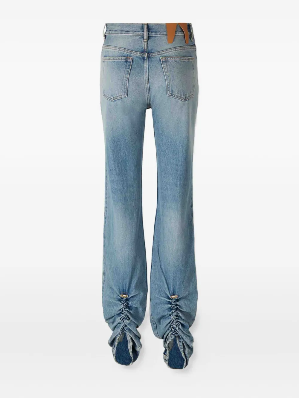 DARKPARK Sarah drawstrings-detail jeans - Blauw