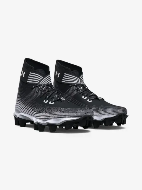 Under Armour Kids Highlight Franchise "black/White" cleats