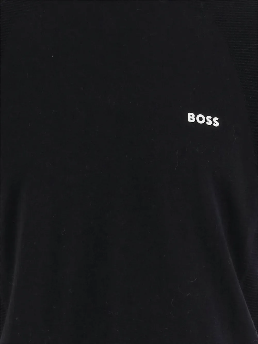 BOSS T-shirt met ronde hals Zwart