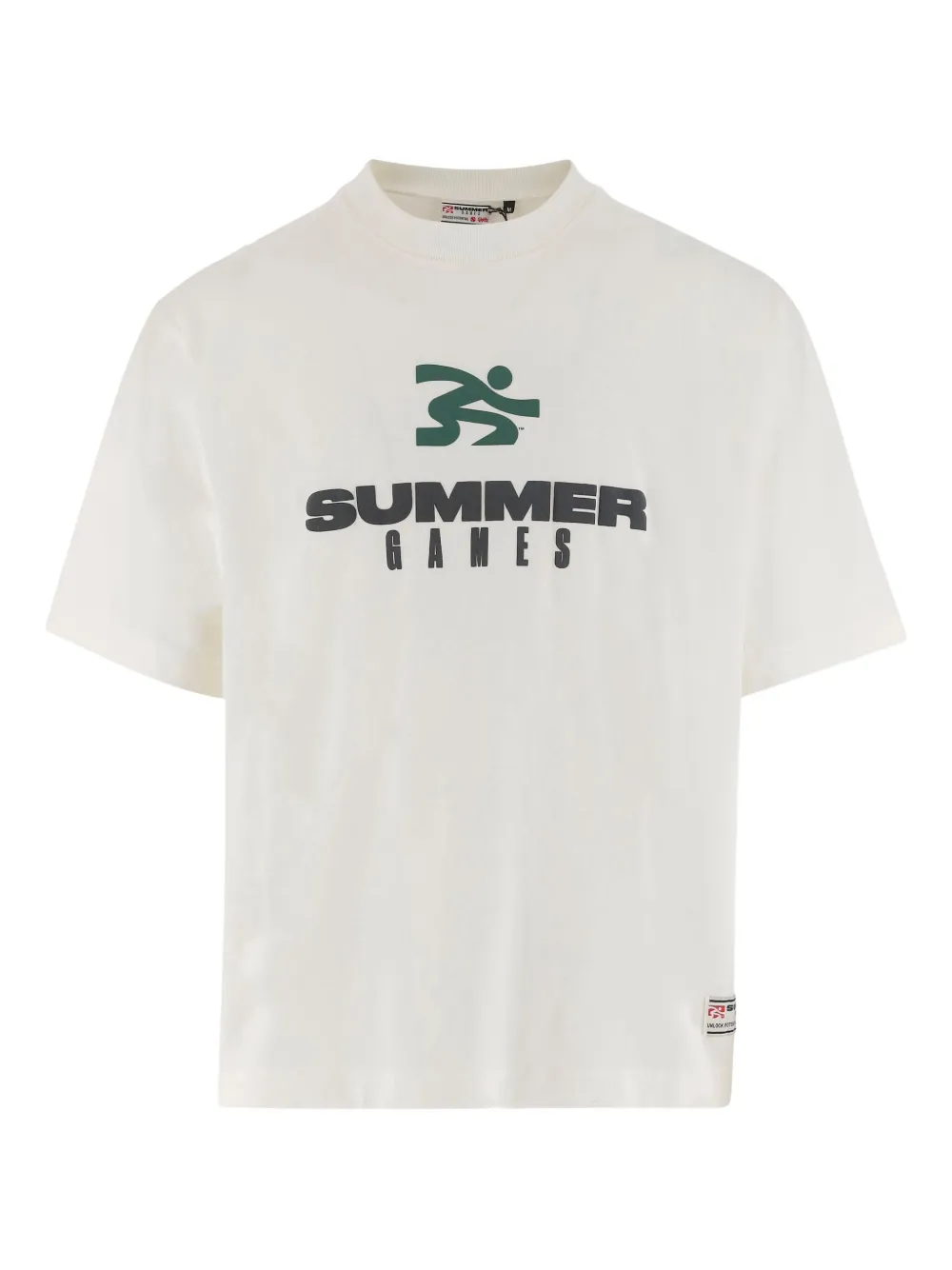 SUMMER GAMES graphic-print cotton T-shirt | White | Image 1
