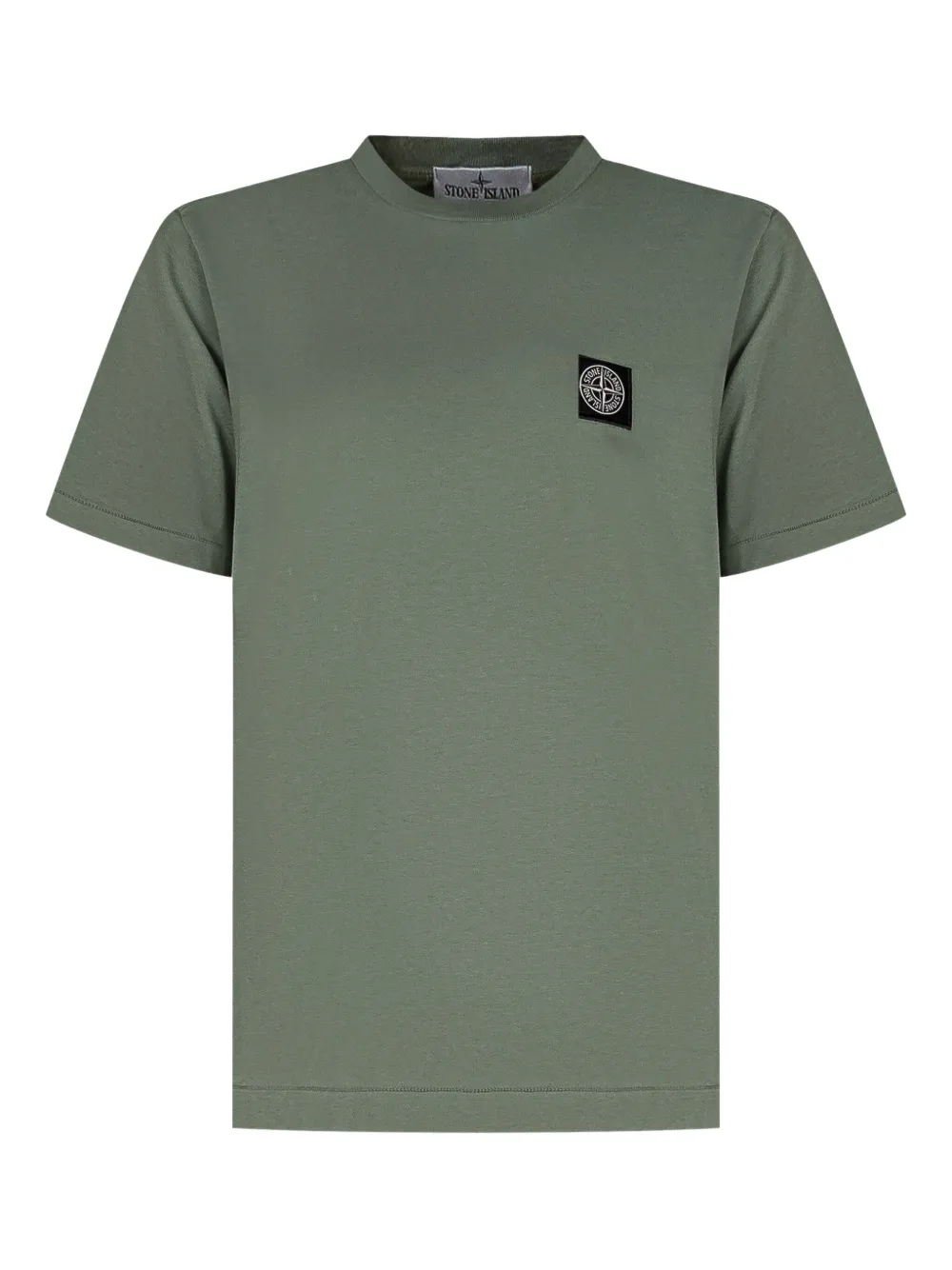 Stone Island Junior T-shirt met logo Groen