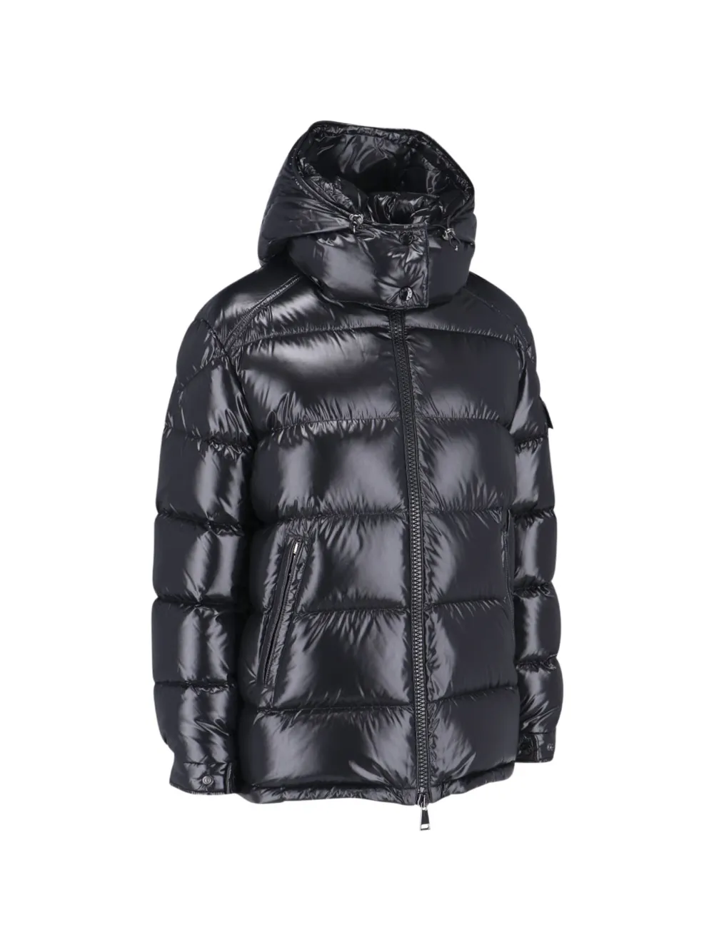 Moncler Maire donsjack met capuchon Zwart