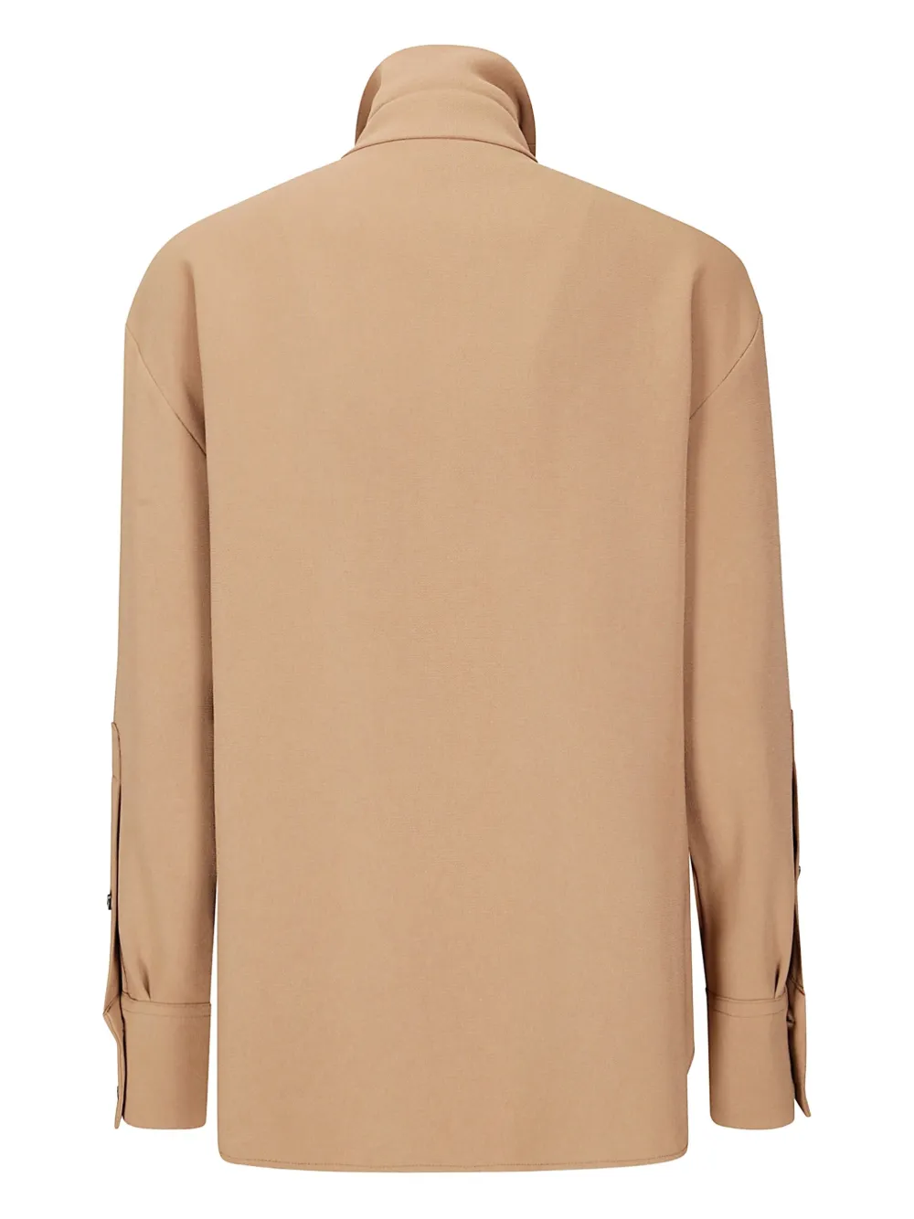 Alberto Biani tie-neck shirt - Beige