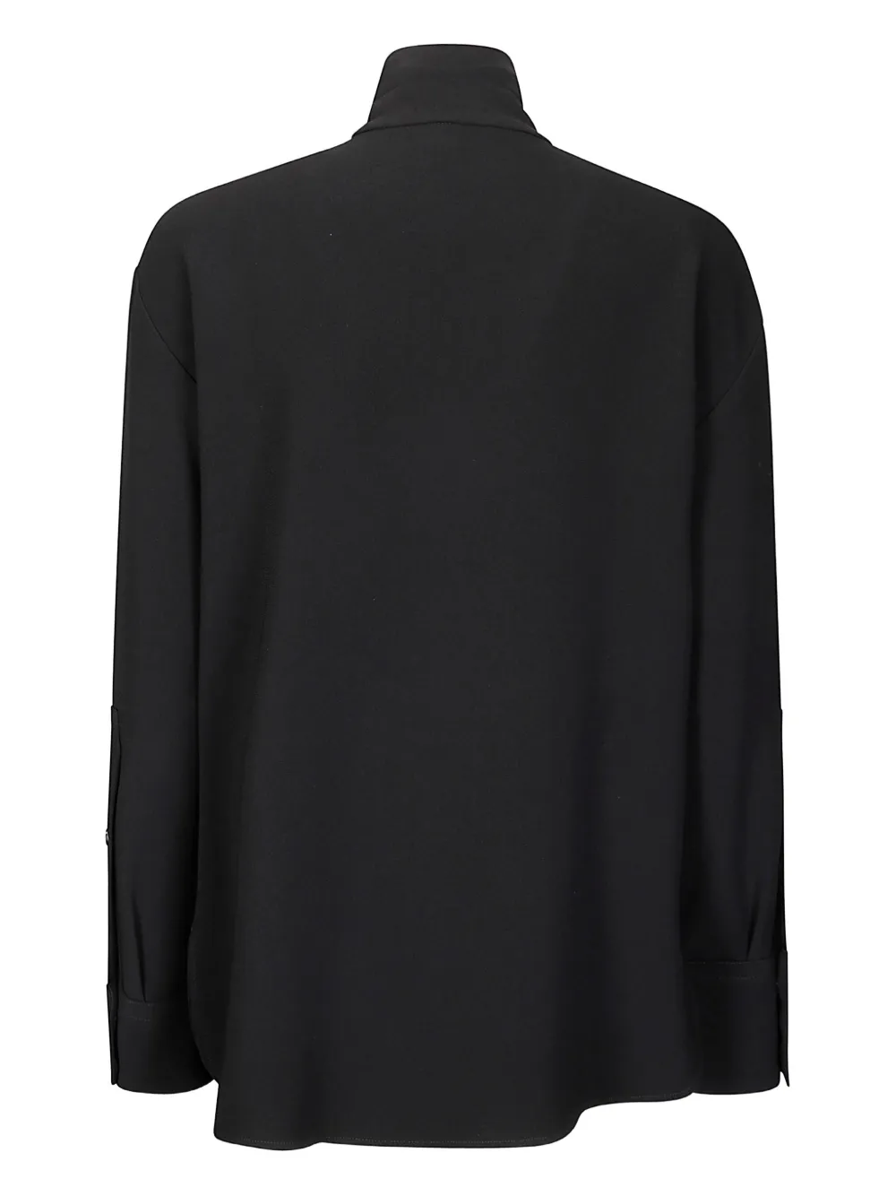 Alberto Biani tie-neck shirt - Zwart