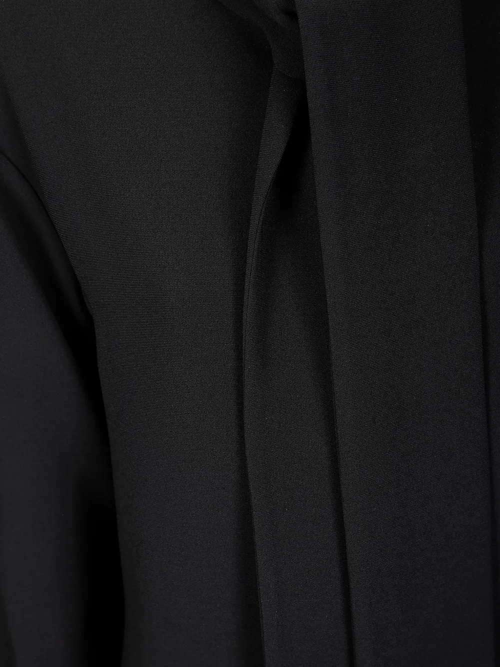 Alberto Biani tie-neck shirt Zwart