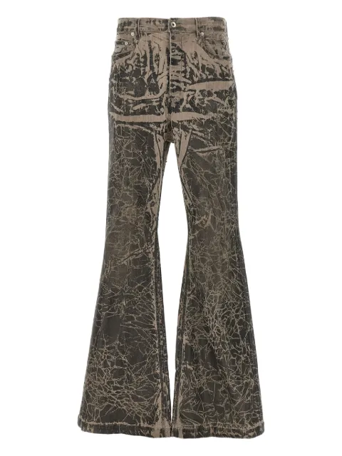 Rick Owens DRKSHDW buttoned bootcut jeans