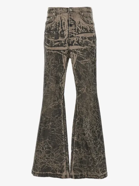 Rick Owens DRKSHDW printed jeans
