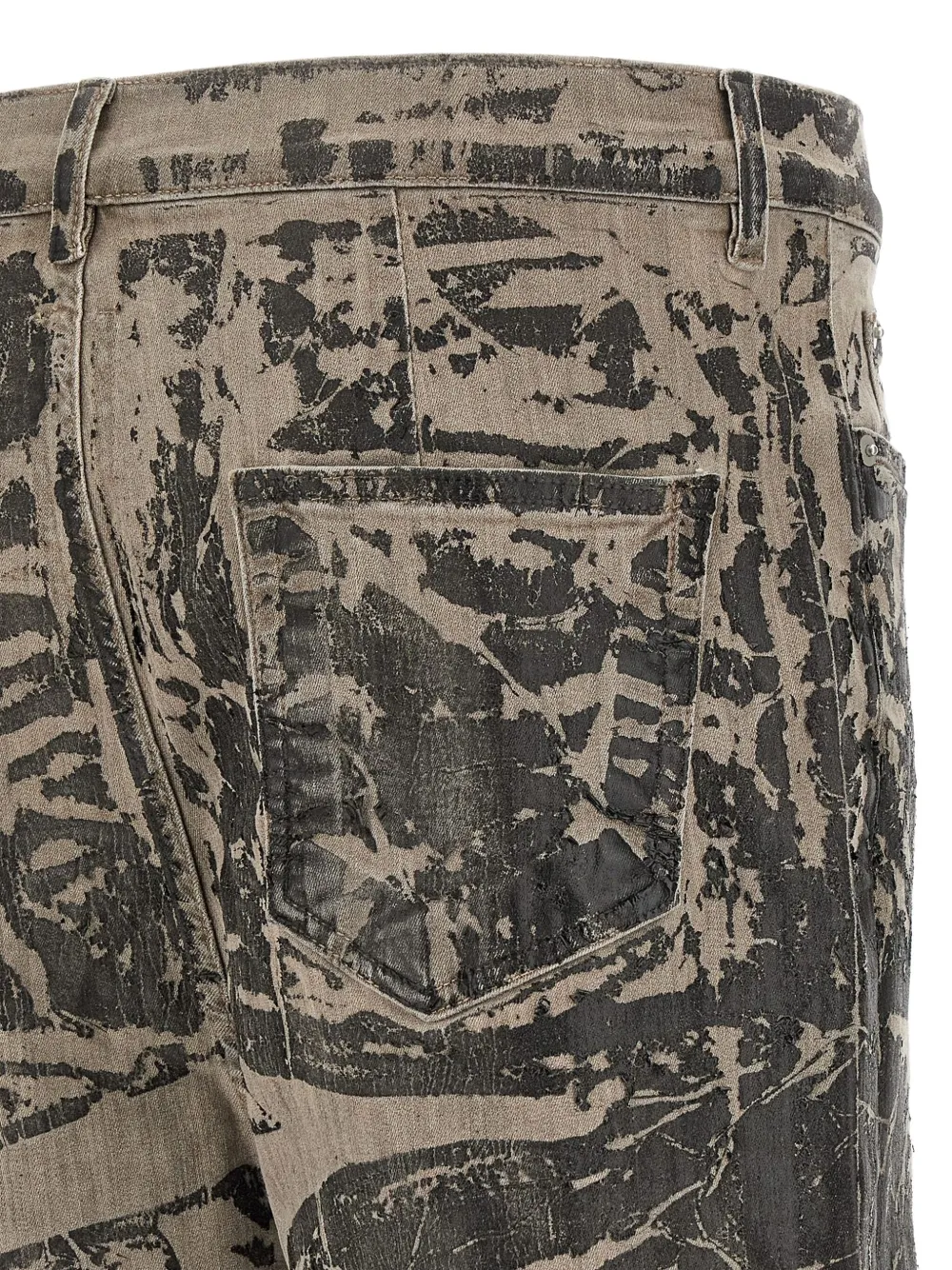 Rick Owens DRKSHDW Bootcut jeans met knopen Grijs