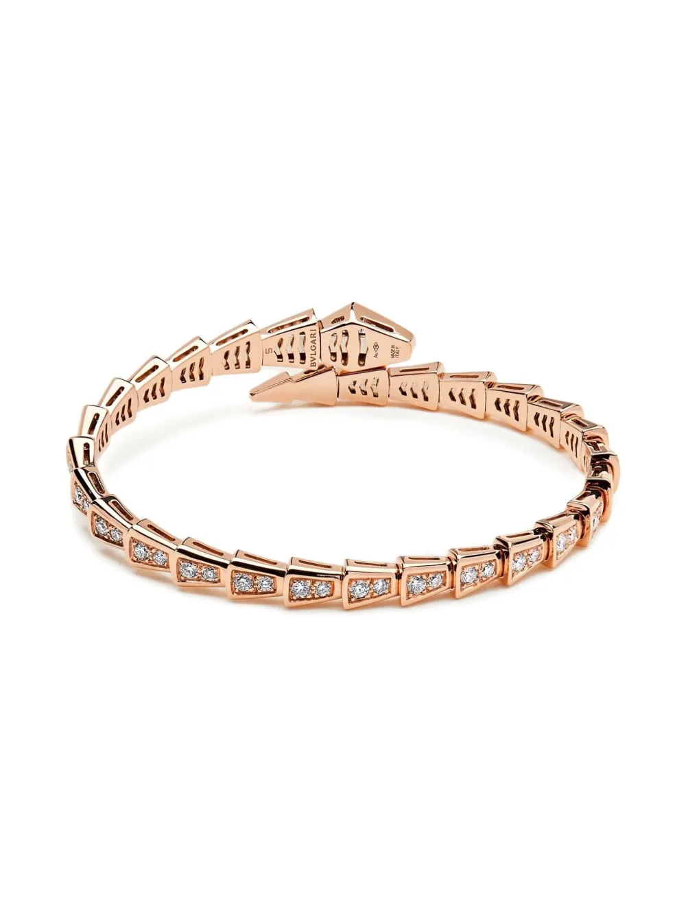 Bvlgari セルペンティ ヴァイパー ダイヤモンド ブレスレット 18K