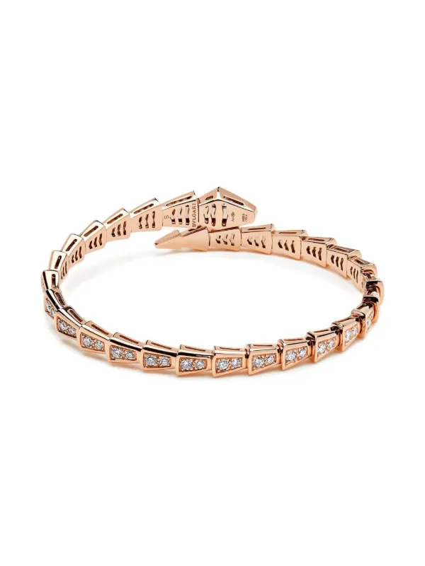 Bvlgari セルペンティ ヴァイパー ダイヤモンド ブレスレット 18K