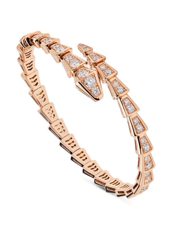 Bvlgari セルペンティ ヴァイパー ダイヤモンド ブレスレット 18K