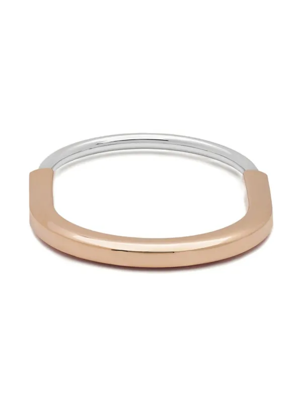 Tiffany & Co. Lock ダイヤモンド ブレスレット 18Kホワイトゴールド
