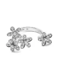 Van Cleef & Arpels Vintage 18K white gold Socrate Between the Finger diamond ring - Silver