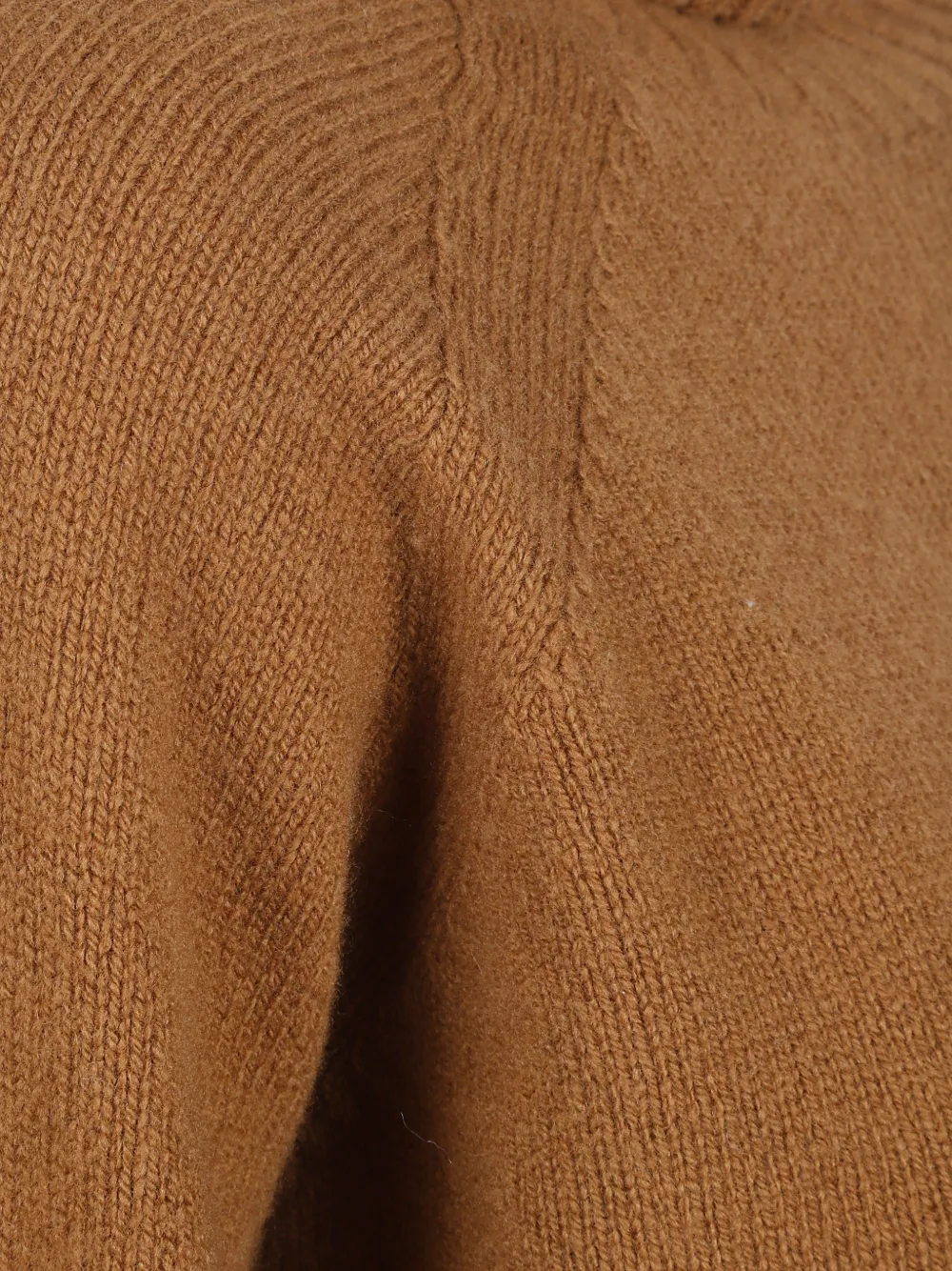 Drumohr Cozy High Neck Knit Sweater In Brown