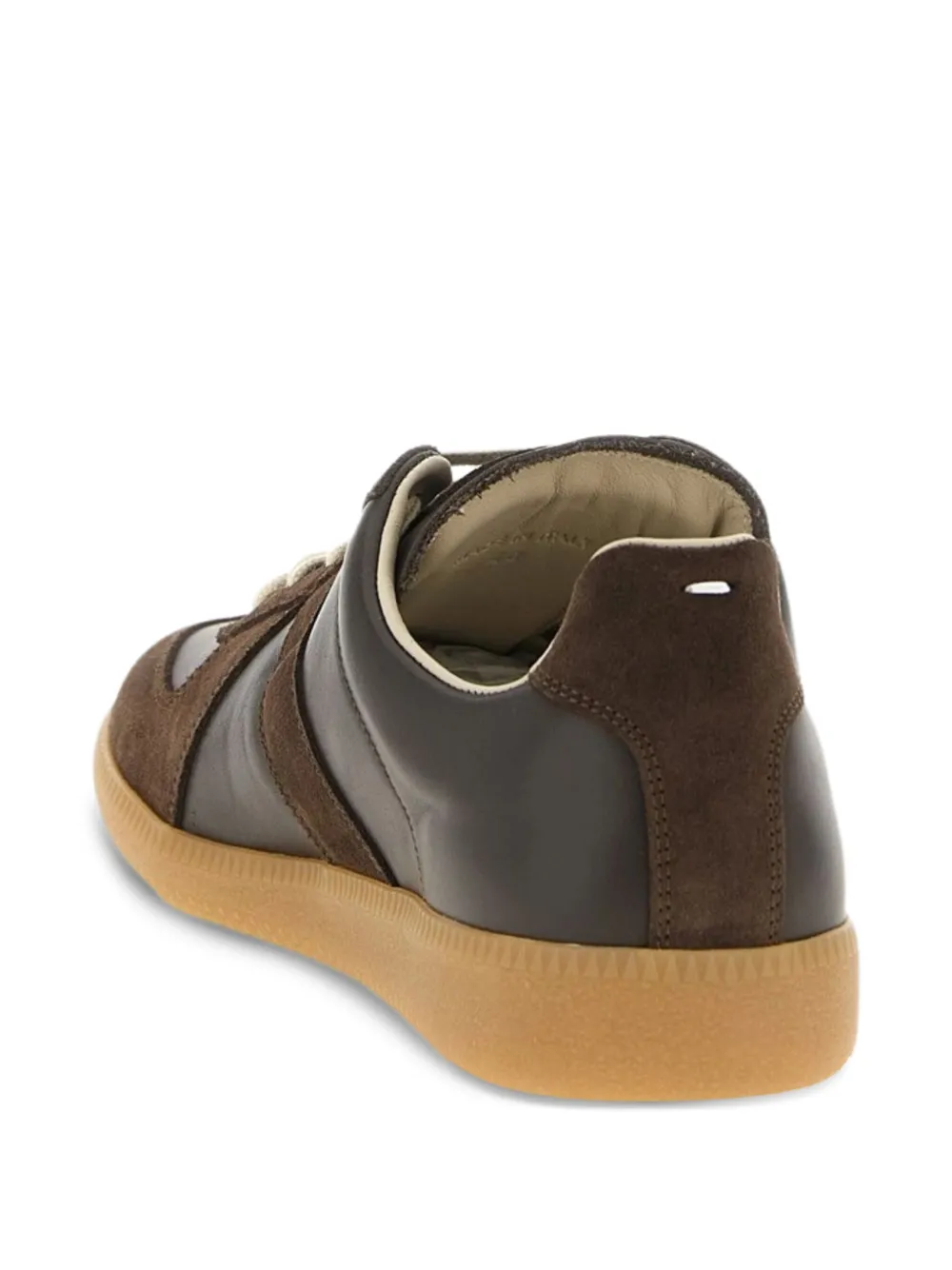 Maison Margiela suede-panels sneakers Brown