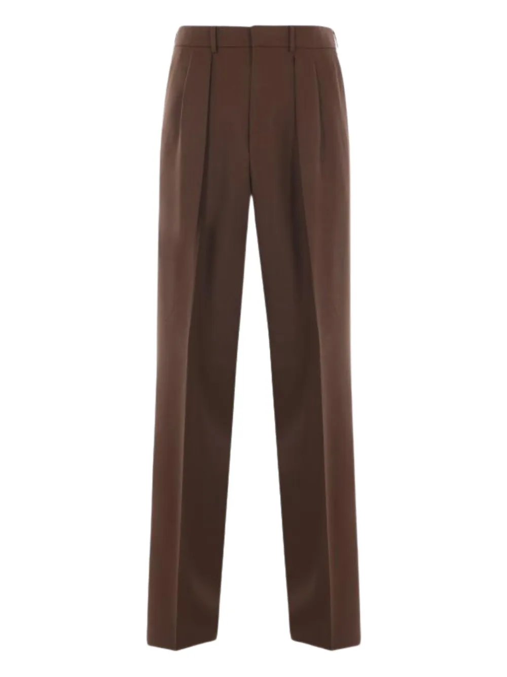 TOM FORD double-pleat twill trousers | Black | Image 1