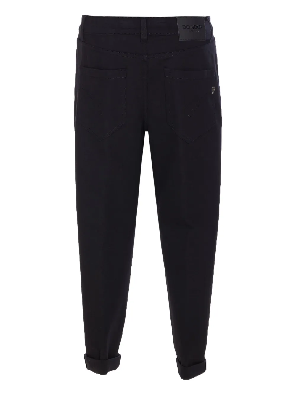 DONDUP Jeans met knoopsluiting en logopatch Zwart
