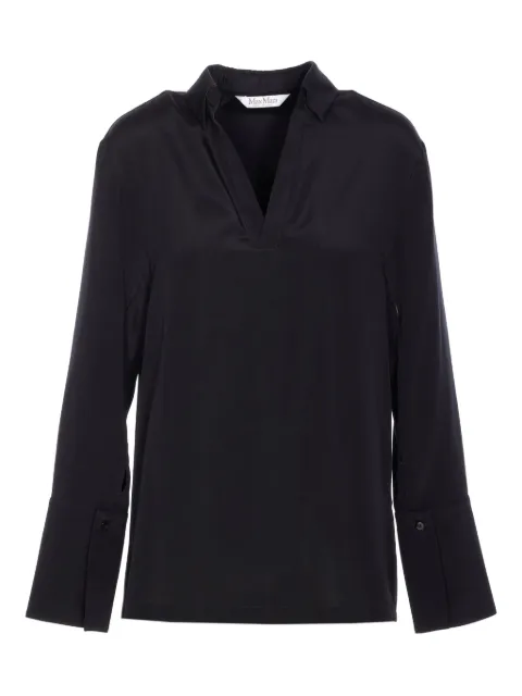 Max Mara buttoned-cuff tunic top