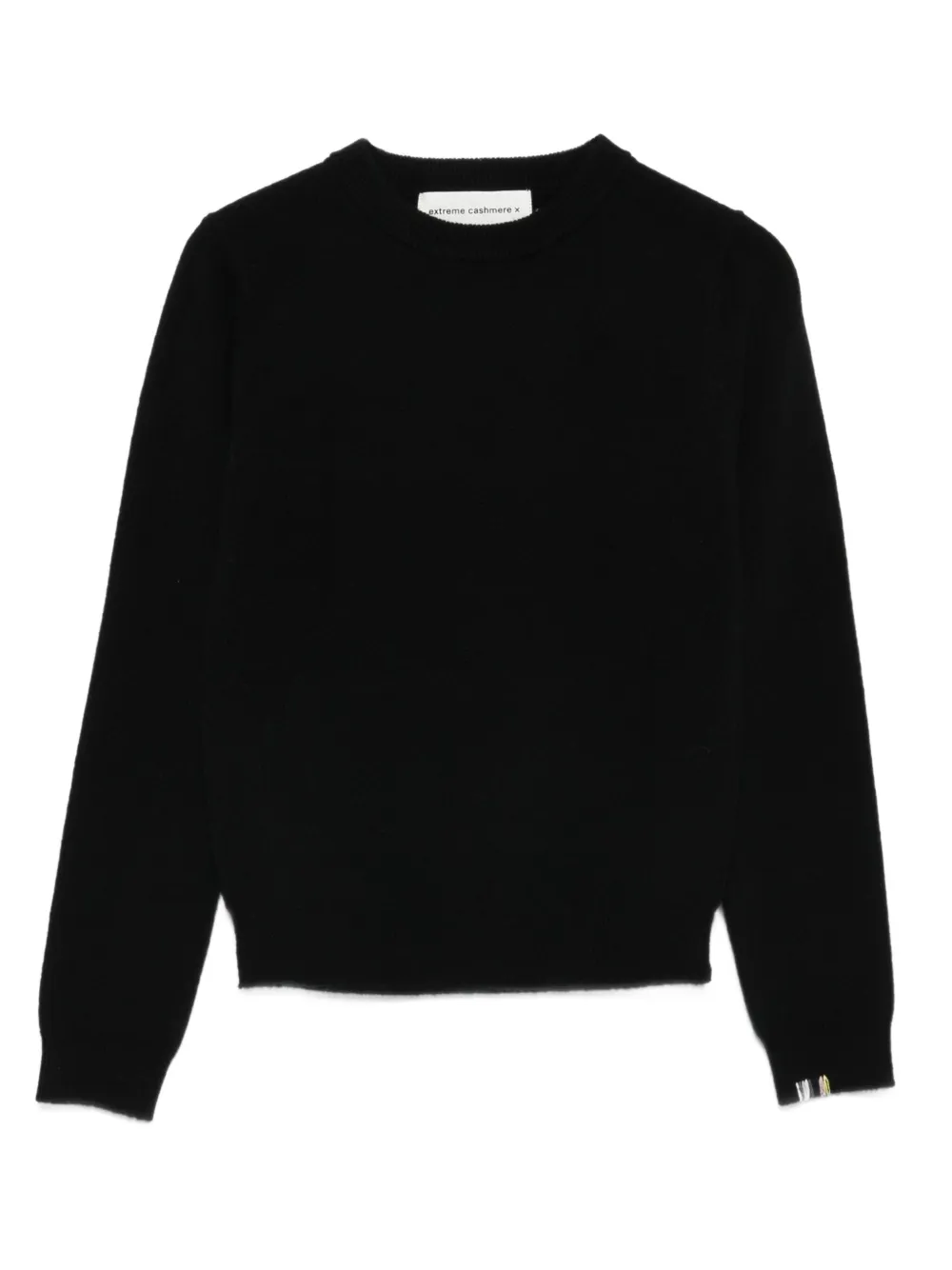 Extreme cashmere Trui met ronde hals Zwart