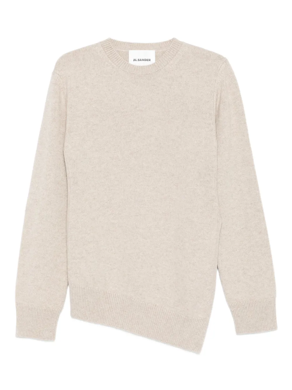 Jil Sander アシンメトリー セーター - ニュートラル Jil Sander アシンメトリー セーター - ニュートラル