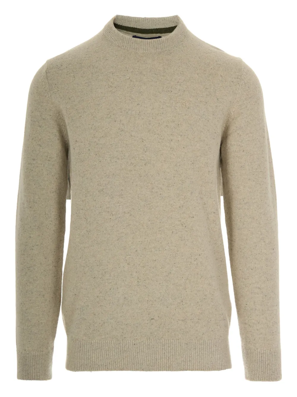 Barbour speckled crew-neck sweater | Neutrals | Image 1