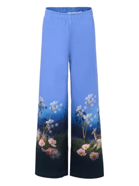 Molo floral-print wide-leg trousers